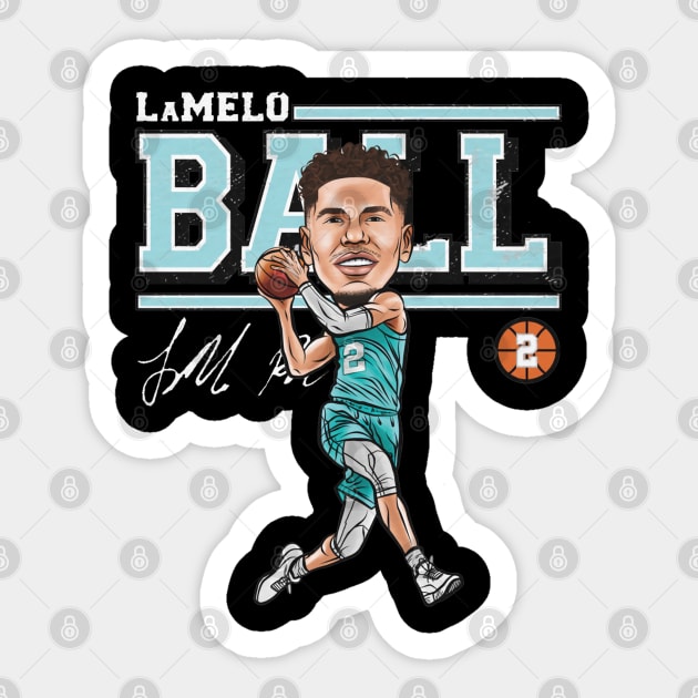 LaMelo Ball Charlotte Cartoon Sticker by Buya_Hamkac